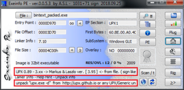 Practical Guide To Manual Unpacking a UPX Packed file