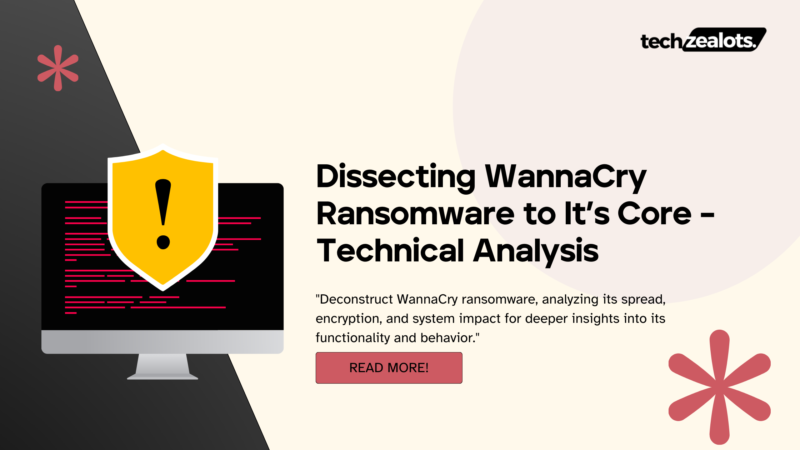 Malware analysis of a WannaCry ransomware sample